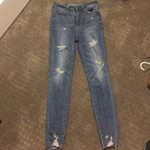 High waisted American eagle jeans